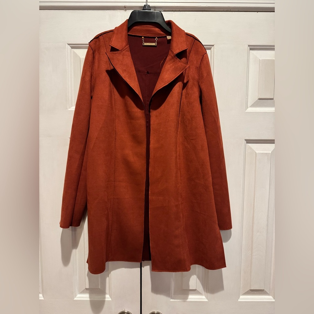 Elegant burnt orange jacket